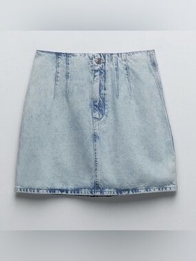 Zara Light Blue Jean Skirt size M